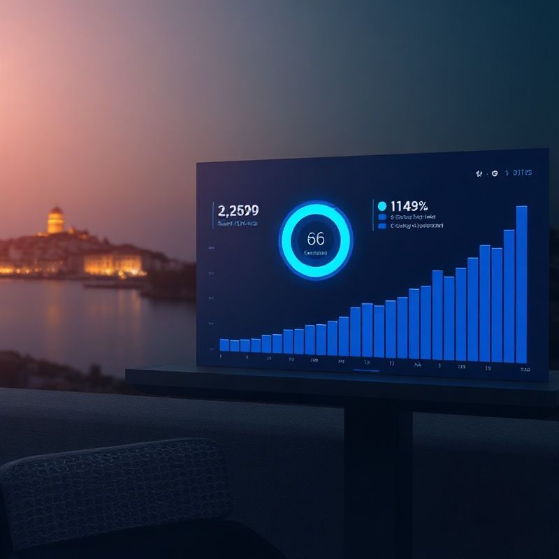 Slate-professional dashboard s metrikama i vizualizacijom podataka